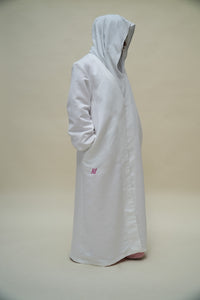 Ivory Open Abaya