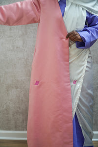 Dusty Pink Open Abaya
